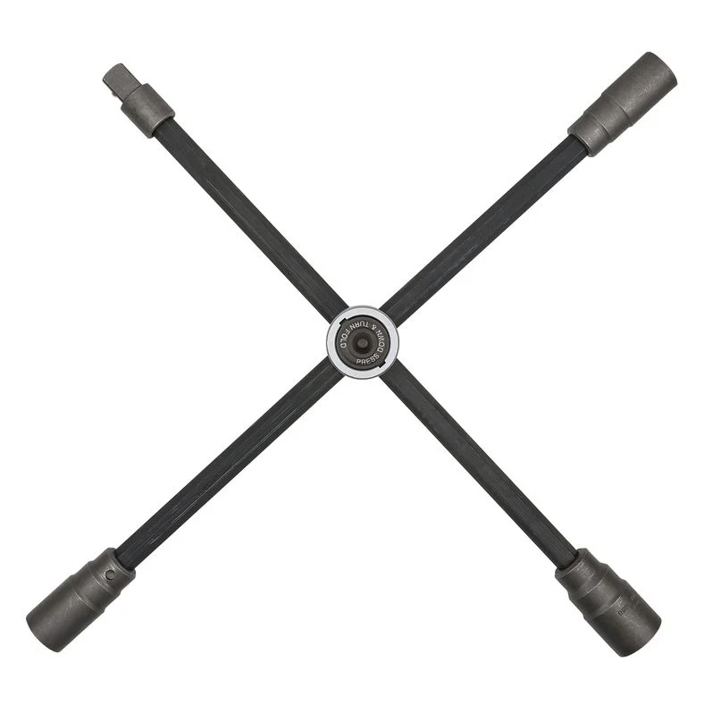 KS TOOLS Hjul-fälgkors med glidled för personbil, 3/4" x 24 x 27 x 32mm
