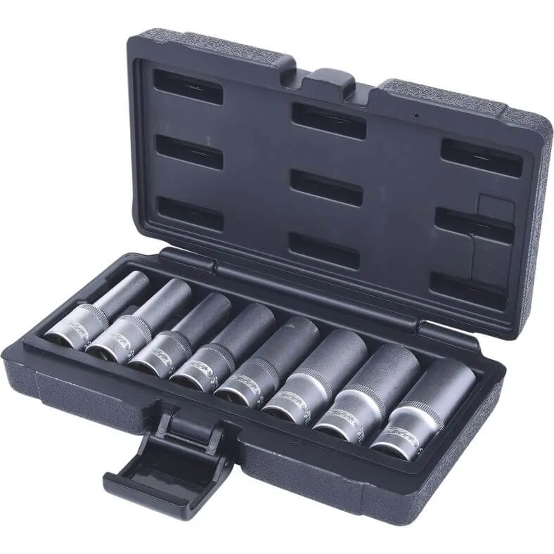 KS TOOLS 1/2" TX-E hylssats, lång 8-delars.E10-E24. KS911.4420