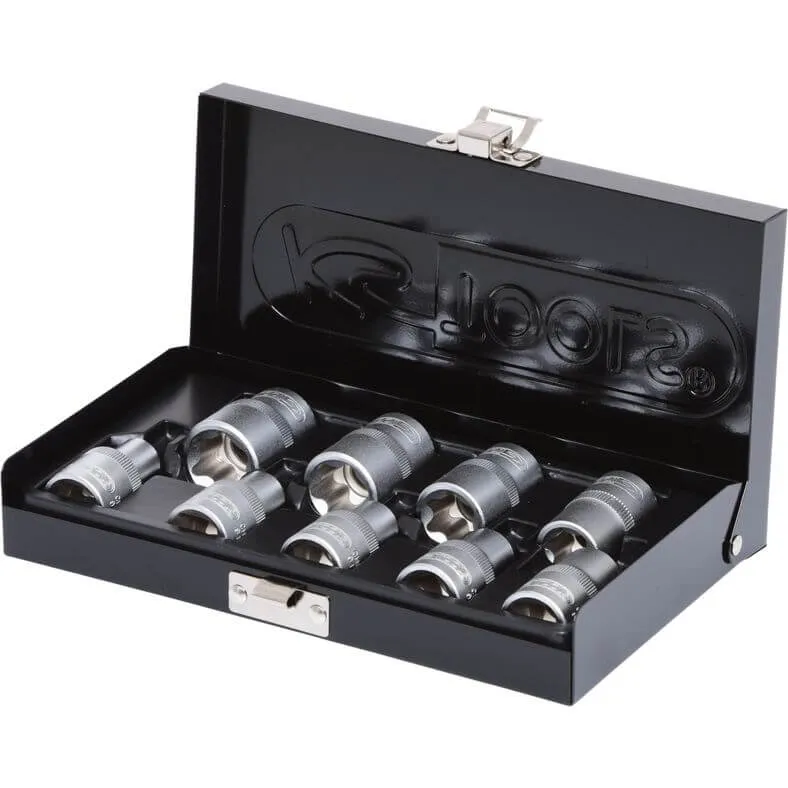 KS TOOLS 1/2" TX-E hylssats 9-delars.E10-E24. KS911.4410