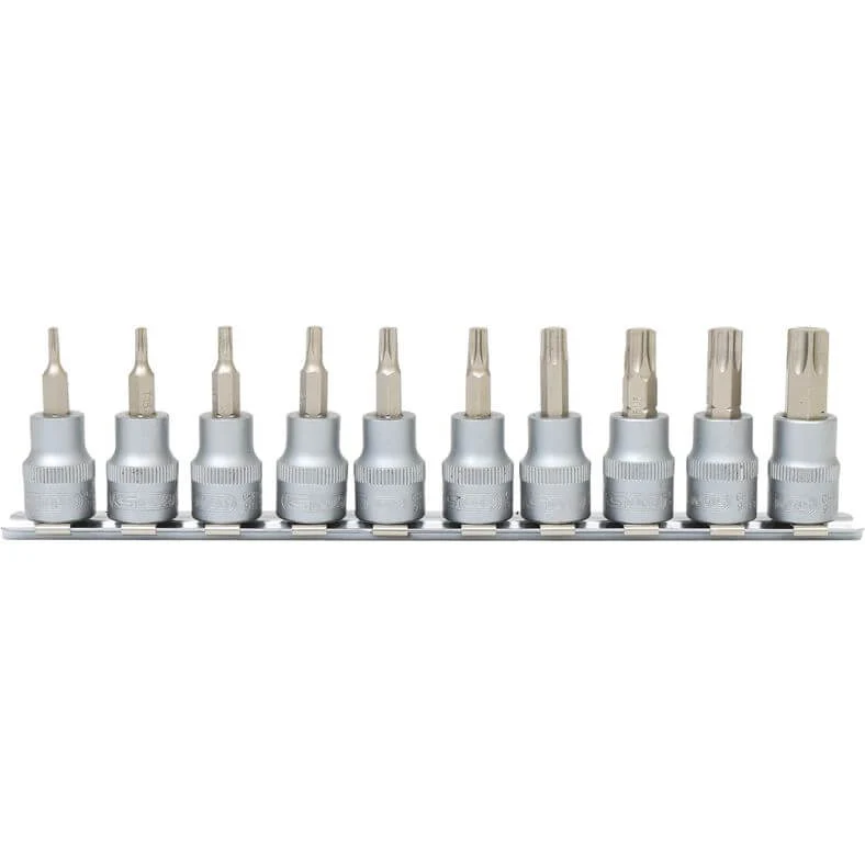 KS TOOLS 3/8" Torx bit-hylssats 10-delars T10-T55. KS911.3935