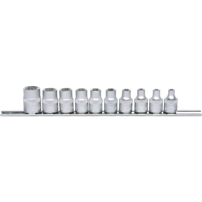 KS TOOLS 3/8" TX-E hylssats 10-delars.E5-E18. KS911.3930