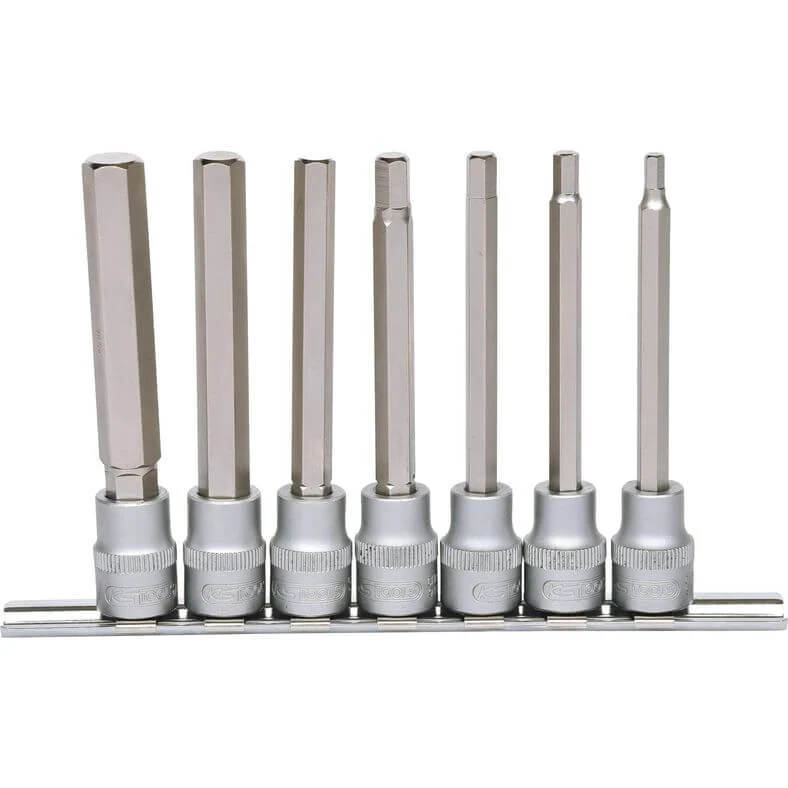 KS TOOL S 3/8" bit hylssats insex lång 7-delars KS911.1560