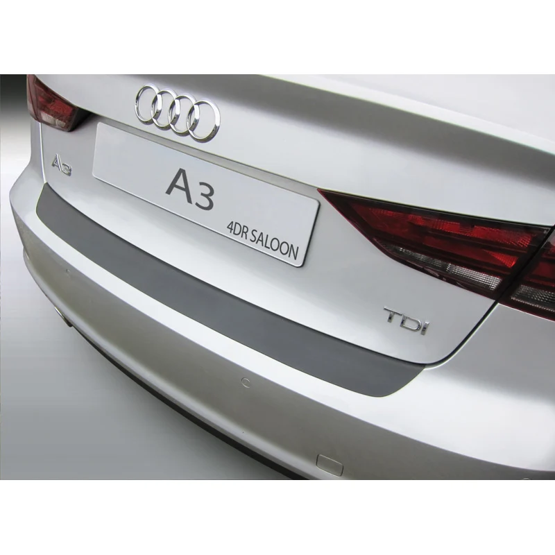RGM, Bakre stötfångarskydd, ABS-plast, passar Audi A3/S3 8V Sedan 8/2013-4/2016 Svart