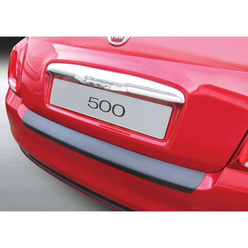 RGM, Bakre stötfångarskydd, ABS-plast, passar Fiat 500/500C 7/2015- Svart