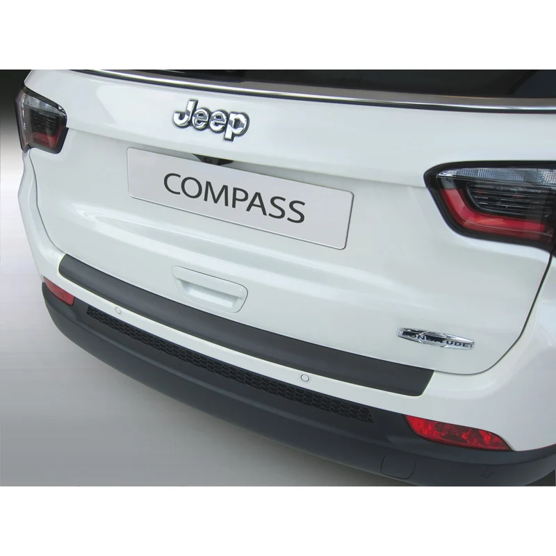 RGM, Bakre stötfångarskydd, ABS-plast, passar Jeep Compass 7/2017- Svart