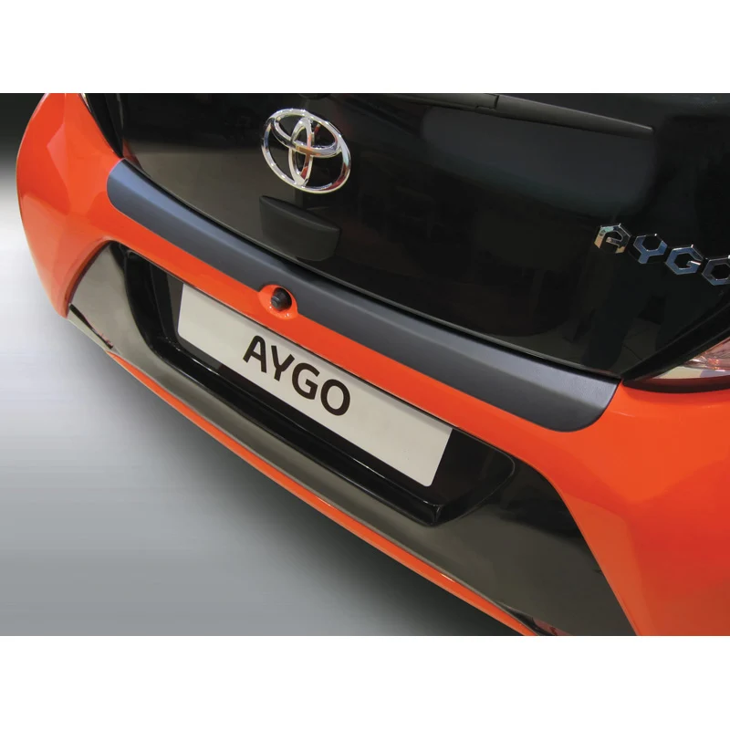 RGM, Bakre stötfångarskydd, ABS-plast, passar Toyota Aygo 3/5 dörrar 7/2014- Svart
