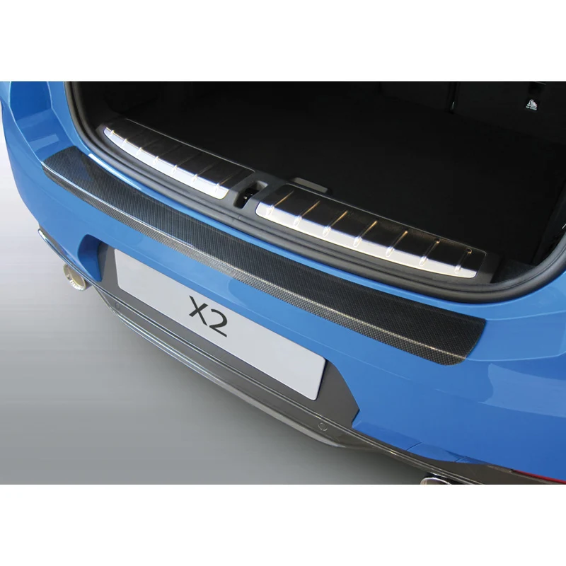 RGM, Bakre stötfångarskydd, ABS-plast, passar BMW X2 F39 SE/M-Sport/X 3/2018- Carbon Look