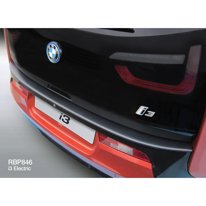RGM, Bakre stötfångarskydd, ABS-plast, passar BMW i3 2014-2017 Svart