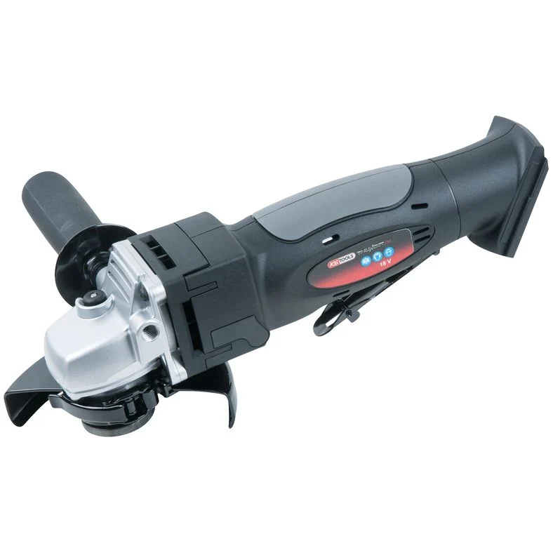 KS TOOLS Batteridriven-vinkelslipare 7000 varv/min utan uppladdningsbart