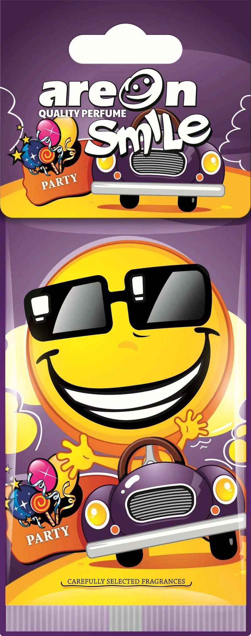 Areon Smile Party – Luftfräschare med fruktigt söt doft