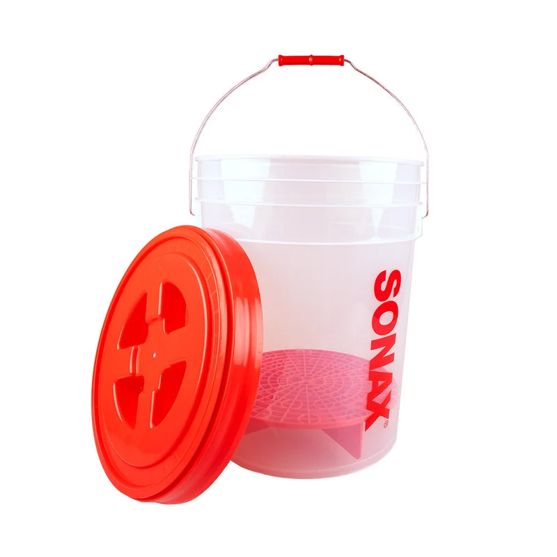 Sonax Wash Bucket 20L – Tvätthink med grit-guard och tättslutande lock