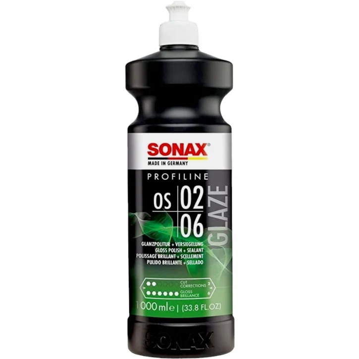 Sonax Profiline OS 02-06 - Högglanspolering med försegling för proffsresultat - 1000 ml