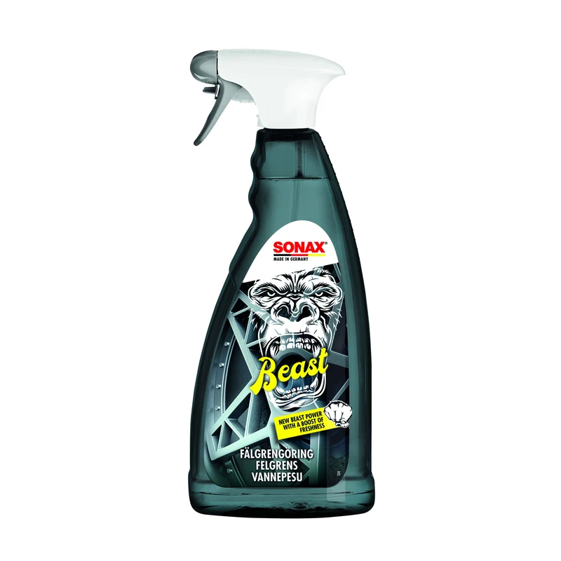 SONAX Beast Fälgrengöring 1L – Testvinnande kraft mot tuff smuts
