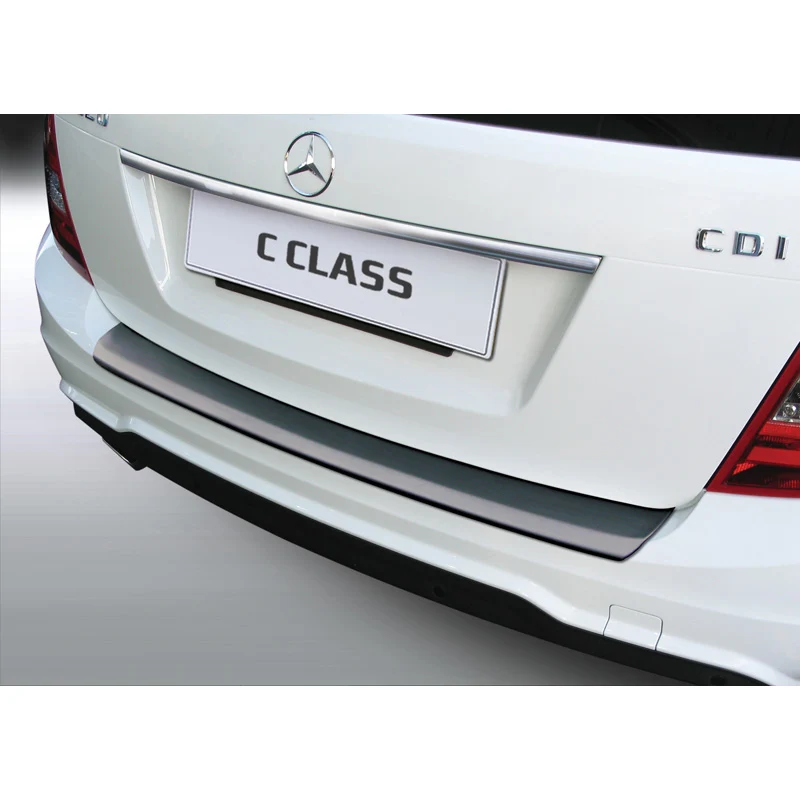 RGM, Bakre stötfångarskydd, ABS-plast, passar Mercedes C-Klass W204 Kombi 2011-2014 Svart