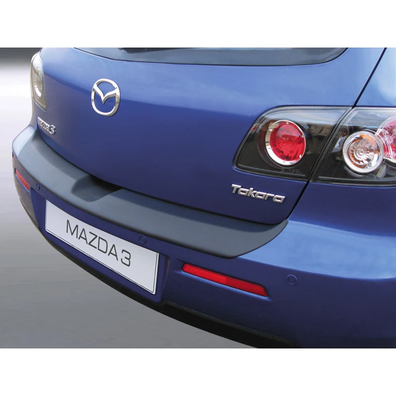 RGM, Bakre stötfångarskydd, ABS plast, passar Mazda 3 HB 5 dörrar 2006-2009 exkl. Sportsvart