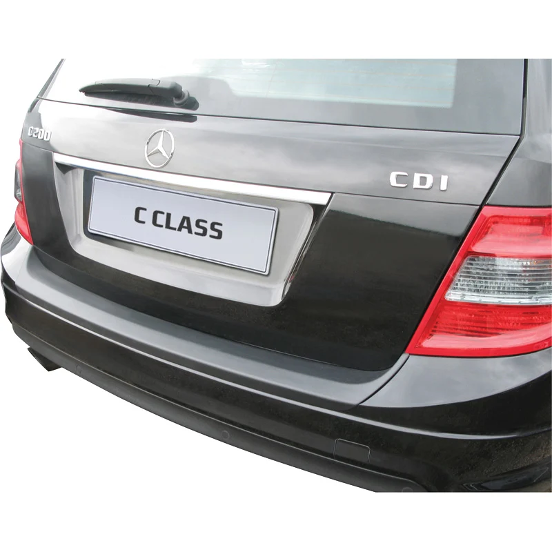 RGM, Bakre stötfångarskydd, ABS-plast, passar Mercedes C-Klass W204 Kombi 2007-2011 (AMG) Svart