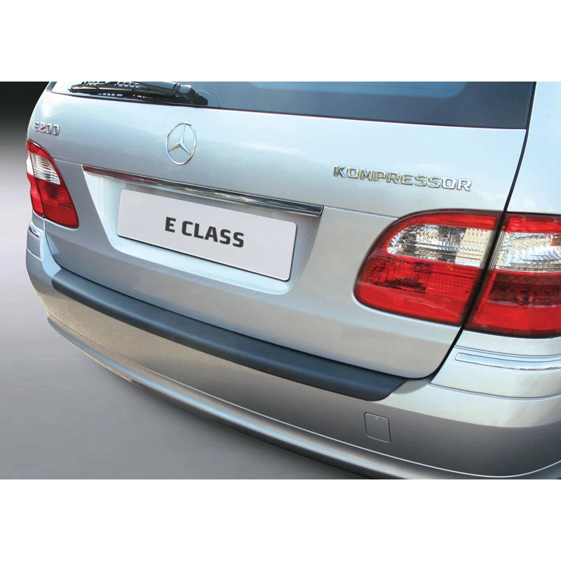 RGM, Bakre stötfångarskydd, ABS-plast, passar Mercedes E-klass W211 Kombi 2002-2009 Svart