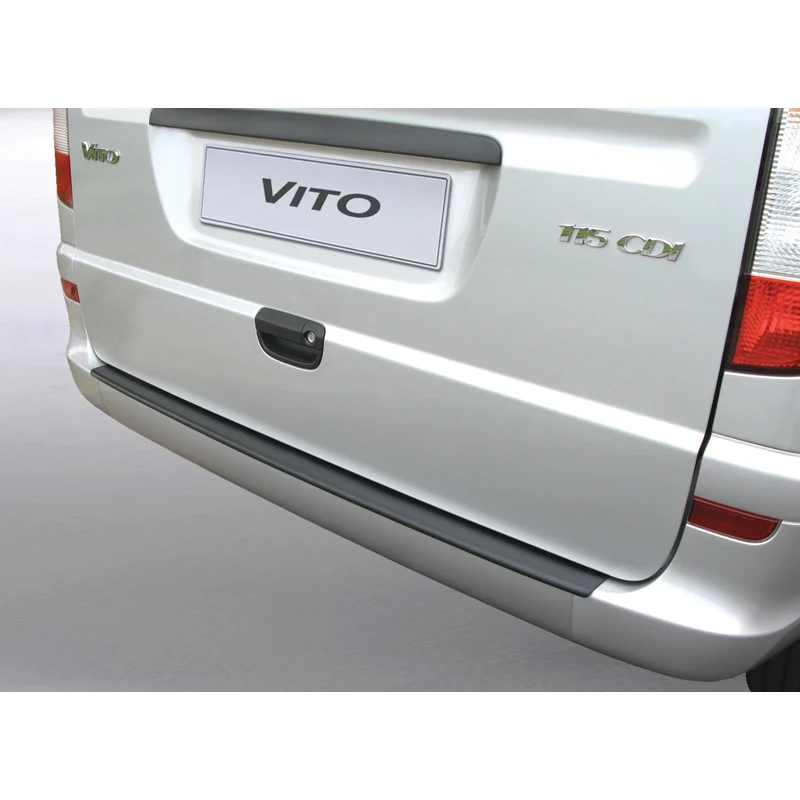 RGM, Bakre stötfångarskydd, ABS-plast, passar Mercedes Viano/Vito 2003-2014 Svart