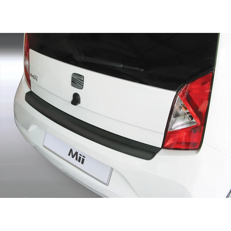 RGM, Bakre stötfångarskydd, ABS-plast, passar Seat MII 2012-2019 Svart