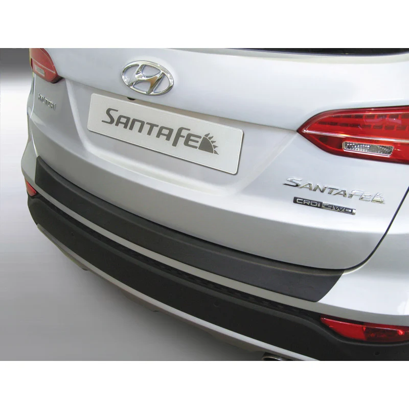 RGM, Bakre stötfångarskydd, ABS-plast, passar Hyundai Santa FE 2012-2015 Svart