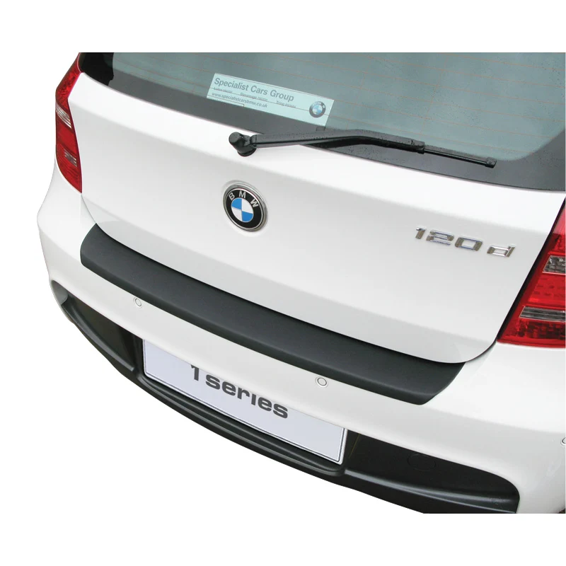 RGM, Bakre stötfångarskydd, ABS-plast, passar BMW 1-serie E87 3/5-dörrars M-Bumper 2004-2011 Svart