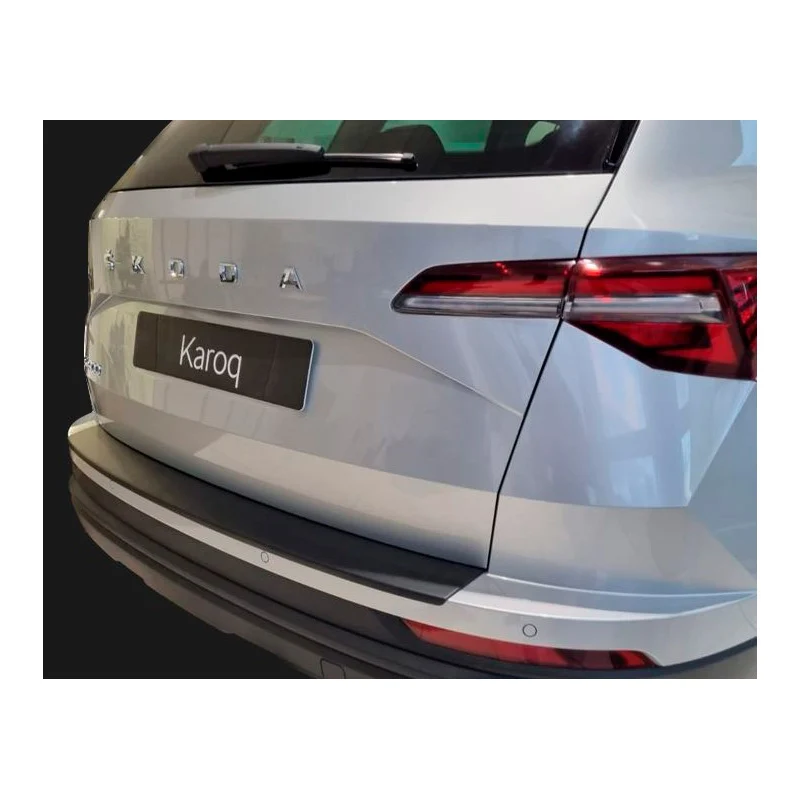 RGM, Bakre stötfångarskydd, ABS-plast, passar Skoda Karoq FL 2022- Svart