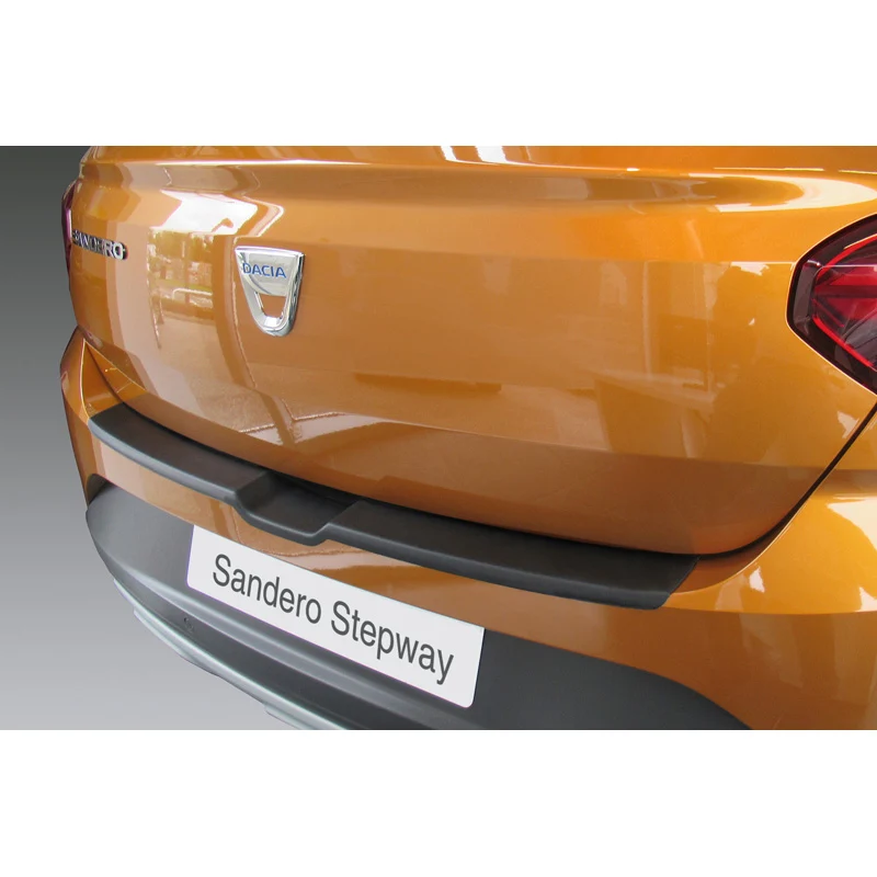 RGM, Bakre stötfångarskydd, ABS-plast, passar Dacia Sandero & Sandero Stepway III 2021- Svart