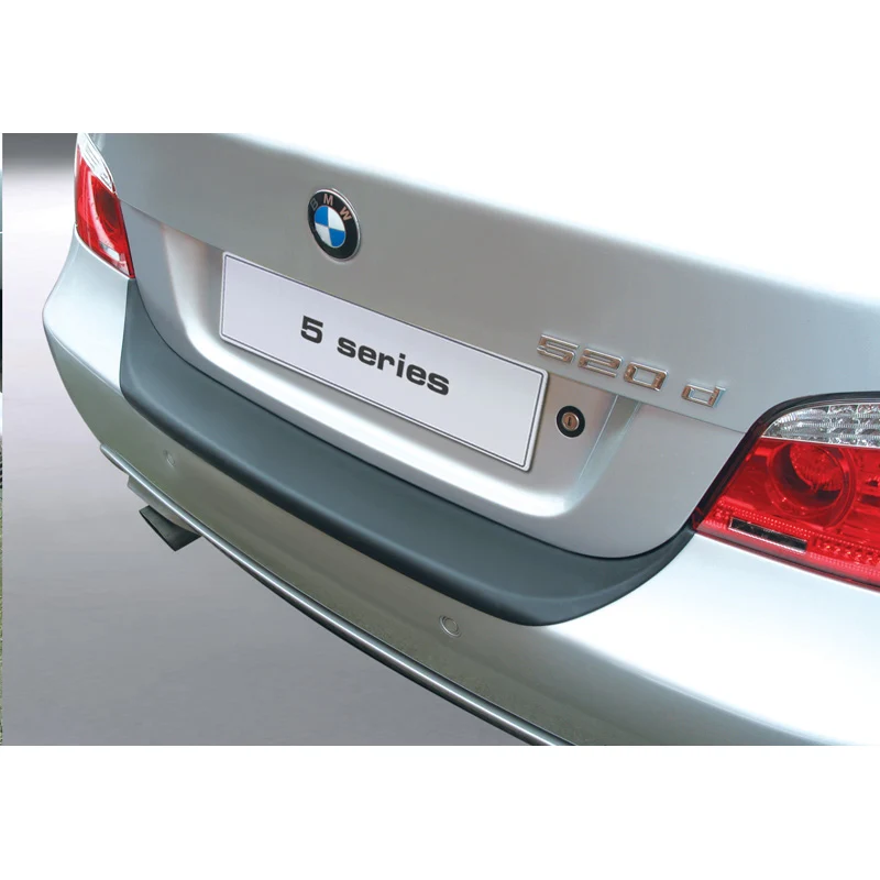 RGM, Bakre stötfångarskydd, ABS-plast, passar BMW 5-serie E60 sedan M-Sport 2003-2010 Svart