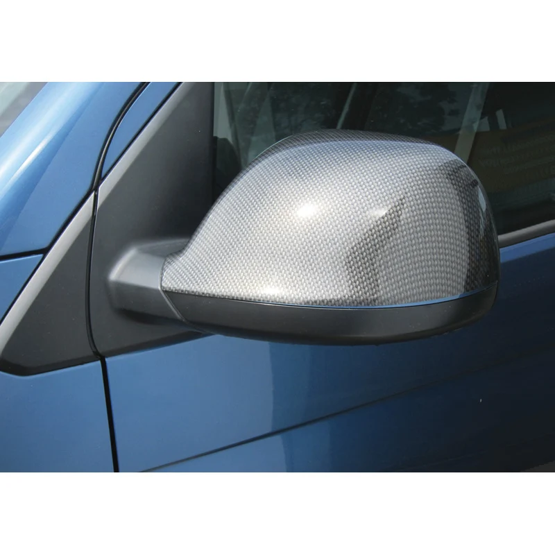 RGM, set med backspegelkåpor, passar till Volkswagen Transporter T6 2015- Carbon-Look