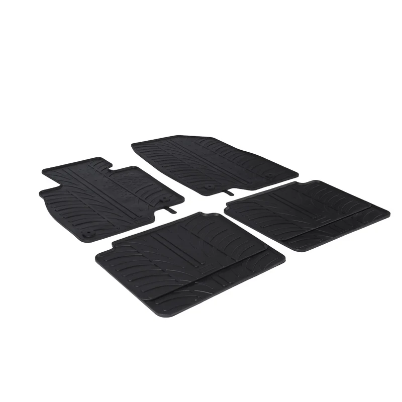 Gledring, Gummimattor, passar Mazda 6 2012- (T Profile 4 delar + clips)