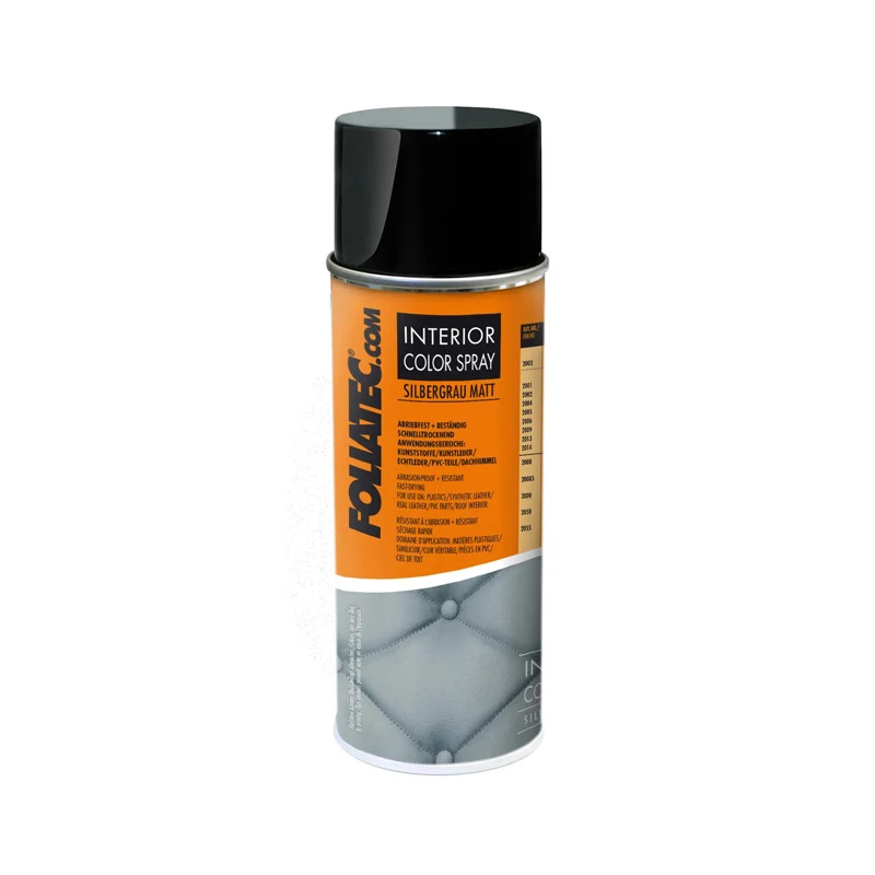 Foliatec, Interiör sprayfärg - Silvergrå matt 1x400ml