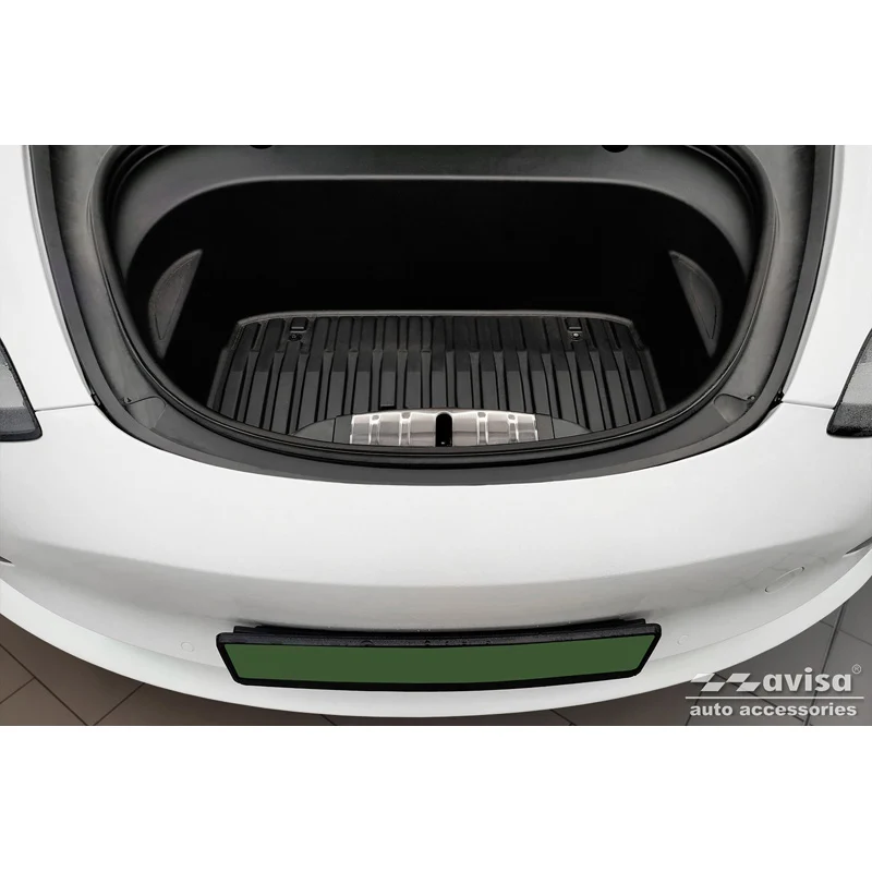 Avisa, Steel Frunk Protector - Silver - För Tesla Model 3 2019-2023