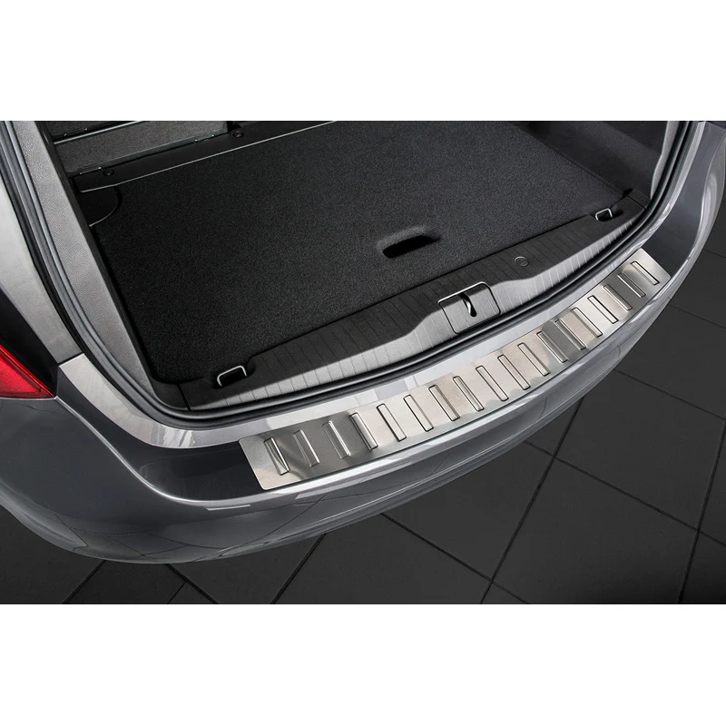 Avisa, Bakre stötfångarskydd, Rostfritt stål, passar Opel Meriva B 2010-2013 & 2013- 'Revben'