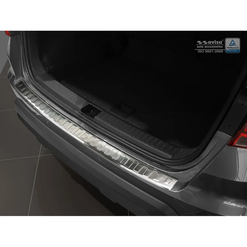 Avisa, Bakre stötfångarskydd, Rostfritt stål, passar Seat Arona 2017-2021 & Facelift 2021- 'Revben'