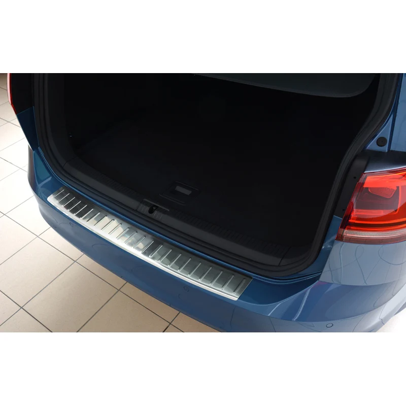 Avisa, Bakre stötfångarskydd, Rostfritt stål, passar Volkswagen Golf VII Variant/Alltrack 2012-2017 'Ribs'