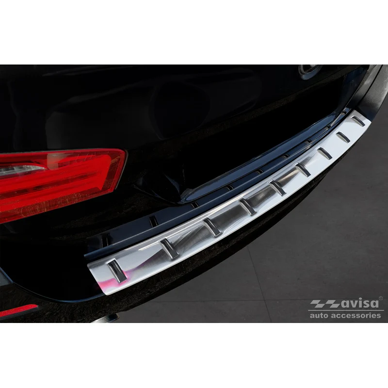 Avisa, Bakre stötfångarskydd, Rostfritt stål, passar BMW 5-serie (F11) Touring 2011-2013 & Facelift 2013-2017 'STRONG EDITION'