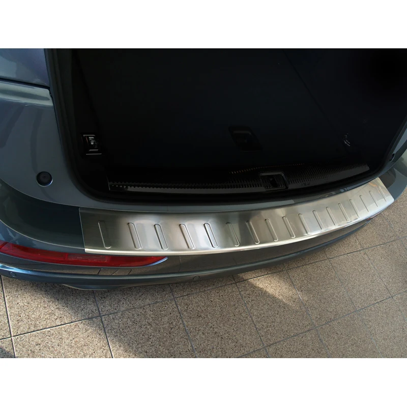 Avisa, Bakre stötfångarskydd, Rostfritt stål, passar Audi Q5 2008-2012 & 2012- 'Revben'