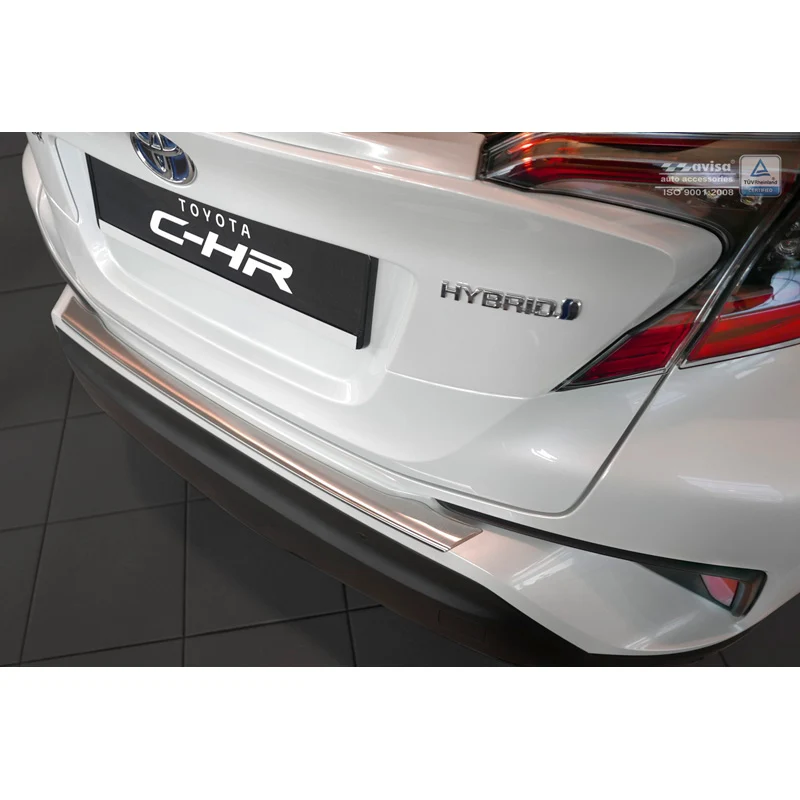 Avisa, Bakre stötfångarskydd, Rostfritt stål, passar Toyota C-HR 2016-2019 & Facelift 2019-2023