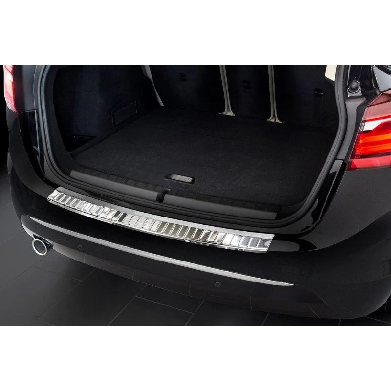Avisa, Bakre stötfångarskydd, Rostfritt stål, passar BMW 2-serie F45 Active Tourer 2014-2018 & FL 2018- (exkl. M-Sport) 'Revben'