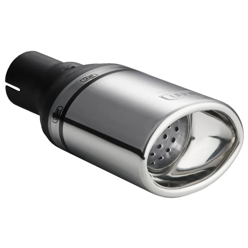 Ulter Sport, Ändrör - Oval 120x80mm - Längd 120mm - Installation ->50mm - Inox