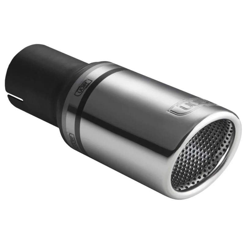 Ulter Sport, Ändrör - Rund Ø90mm Sned RS - Längd 120mm - Installation ->50mm - Inox